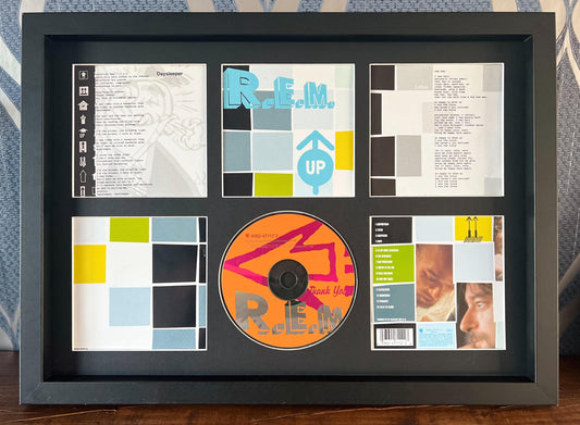 R.E.M | UP | Retro Mounted CD Wall Display | Frame Not Included |
