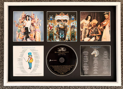 Michael Jackson | Dangerous | Retro Mounted CD Wall Display | Frame Not Included |