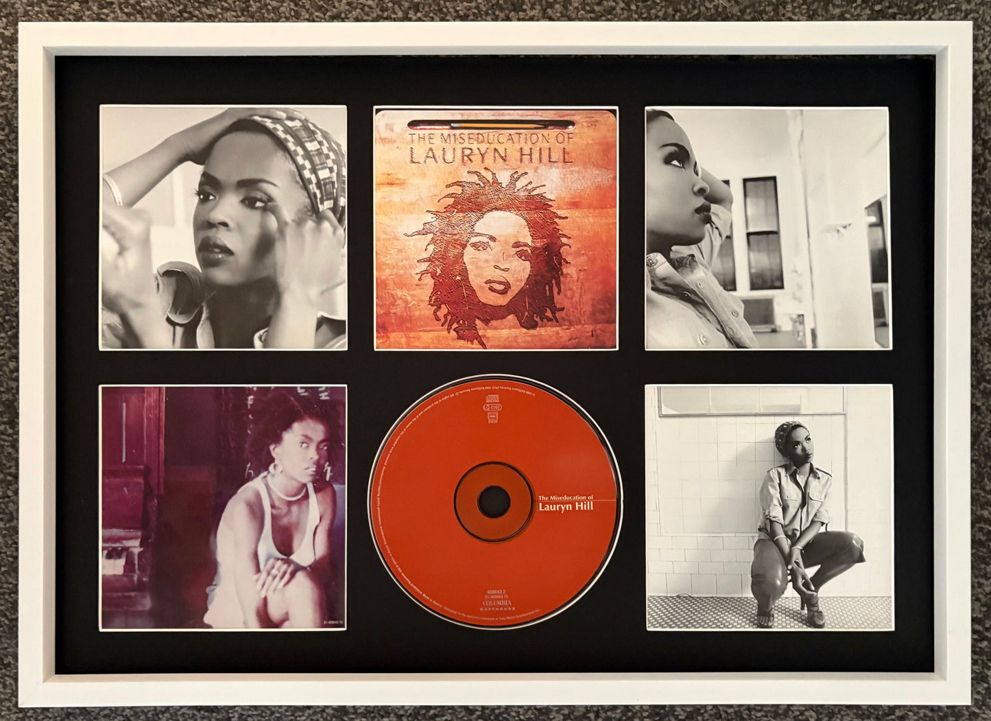 Lauryn Hill | The Miseducation Of Lauryn Hill | Retro Mounted CD Wall Display | Frame Not Included |