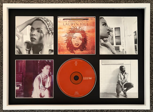 Lauryn Hill | The Miseducation Of Lauryn Hill | Retro Mounted CD Wall Display | Frame Not Included |