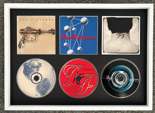 The Foo Fighters | The Foo Fighters | The Colour & The Shape | There Is Nothing Left To Lose | Triple CD Wall Display | Frame Not Included |