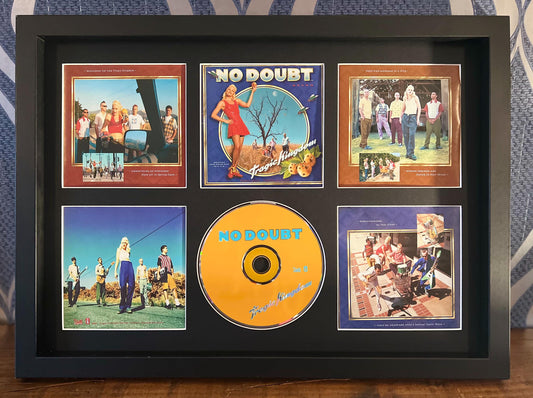 No Doubt | Tragic Kingdom| Retro Mounted CD Wall Display | Frame Not Included |