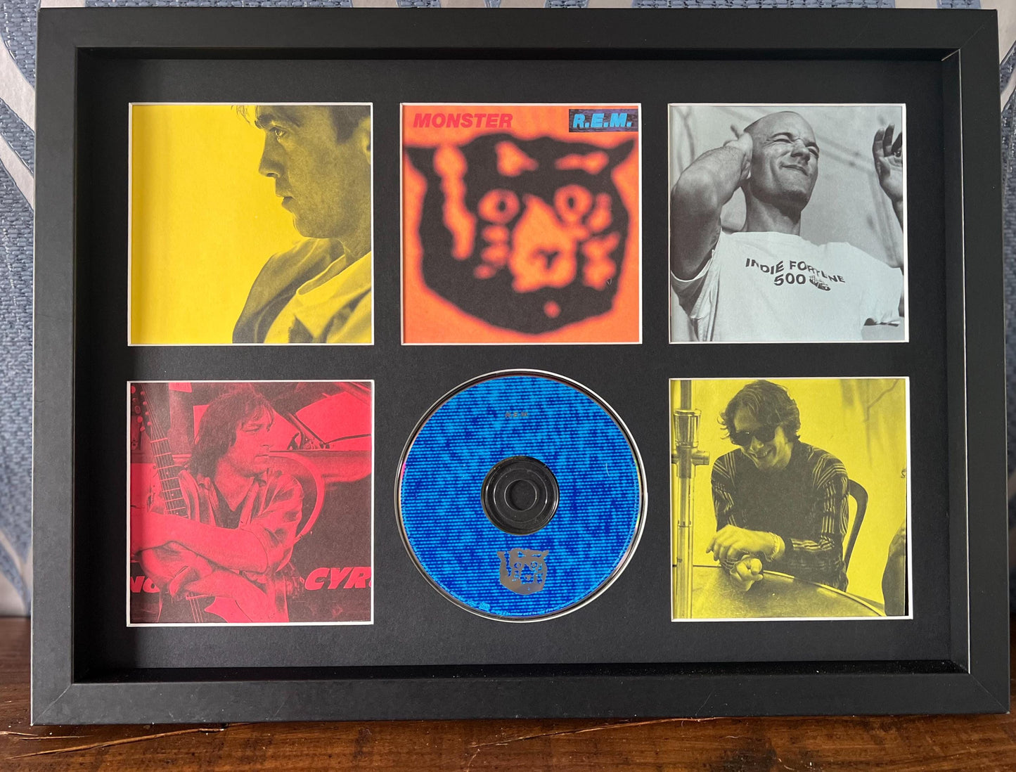 R.E.M | Monster | Retro Mounted CD Wall Display | Frame Not Included |