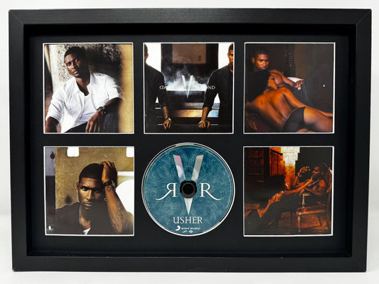 Usher | Raymond vs Raymond | Retro Mounted CD Wall Display | Frame Not Included |