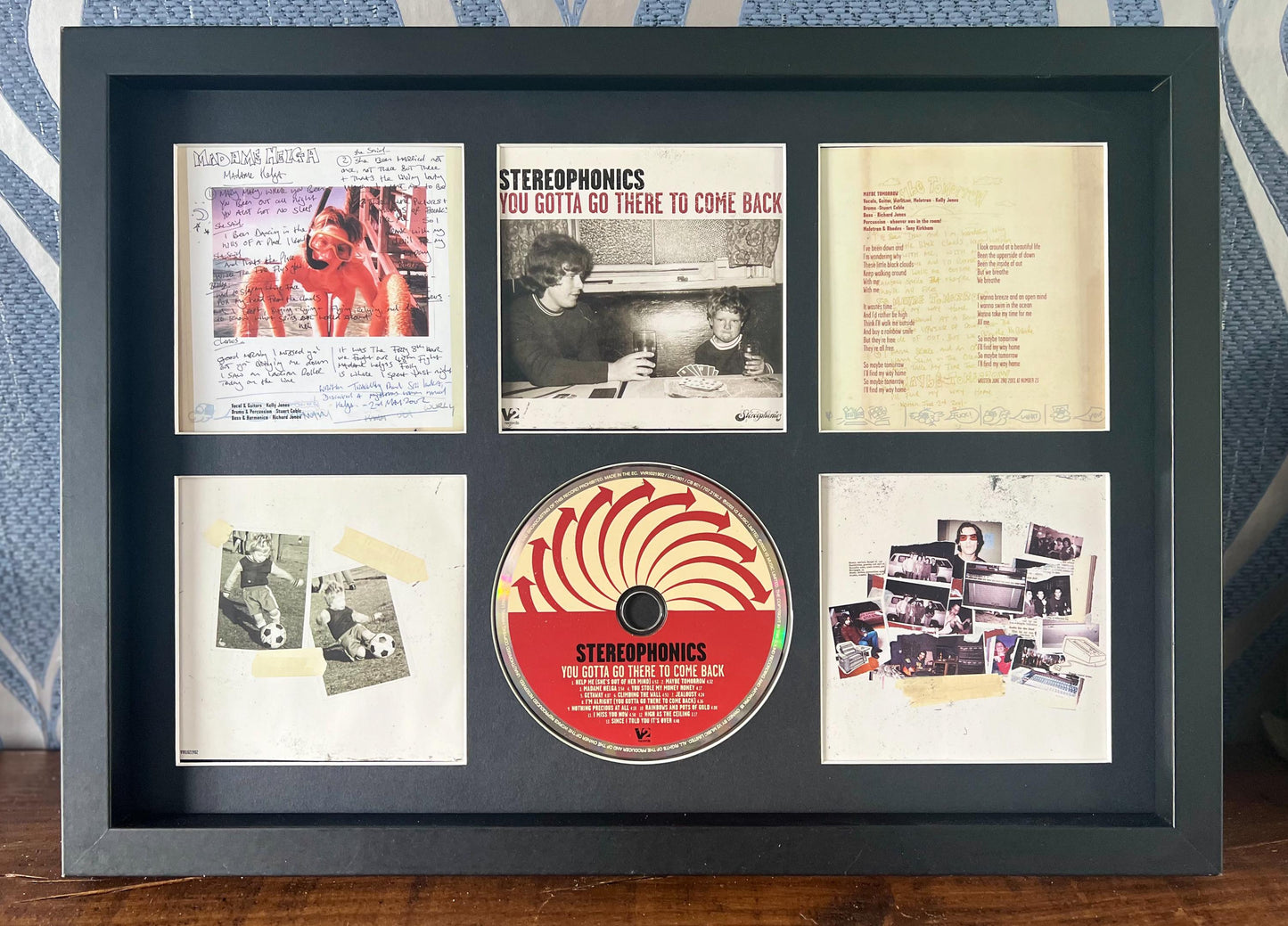 The Stereophonics | You Gotta Go There To Come Back | Retro Mounted CD Wall Display | Frame Not Included |
