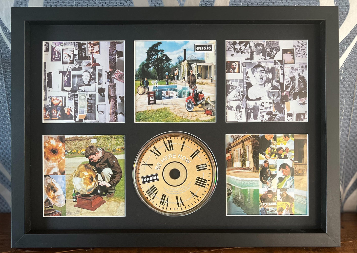 Oasis | Be Here Now| Retro Mounted CD Wall Display | Frame Not Included |
