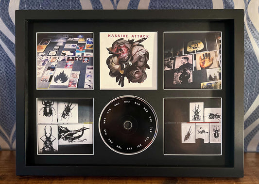 Massive Attack | Collected : The Best Of | Retro Mounted CD Wall Display | Frame Not Included |