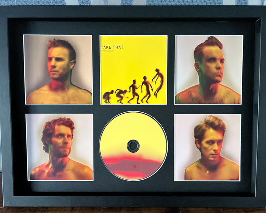 Take That | Progress | Retro Mounted CD Wall Display | Frame Not Included |