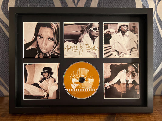 Mary J Blige  | Share My World | Retro Mounted CD Wall Display | Frame Not Included |