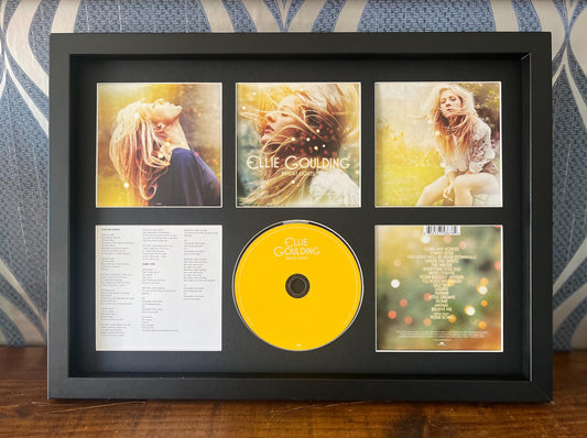 Ellie Goulding | Bright Lights | Retro Mounted CD Wall Display | Frame Not Included |