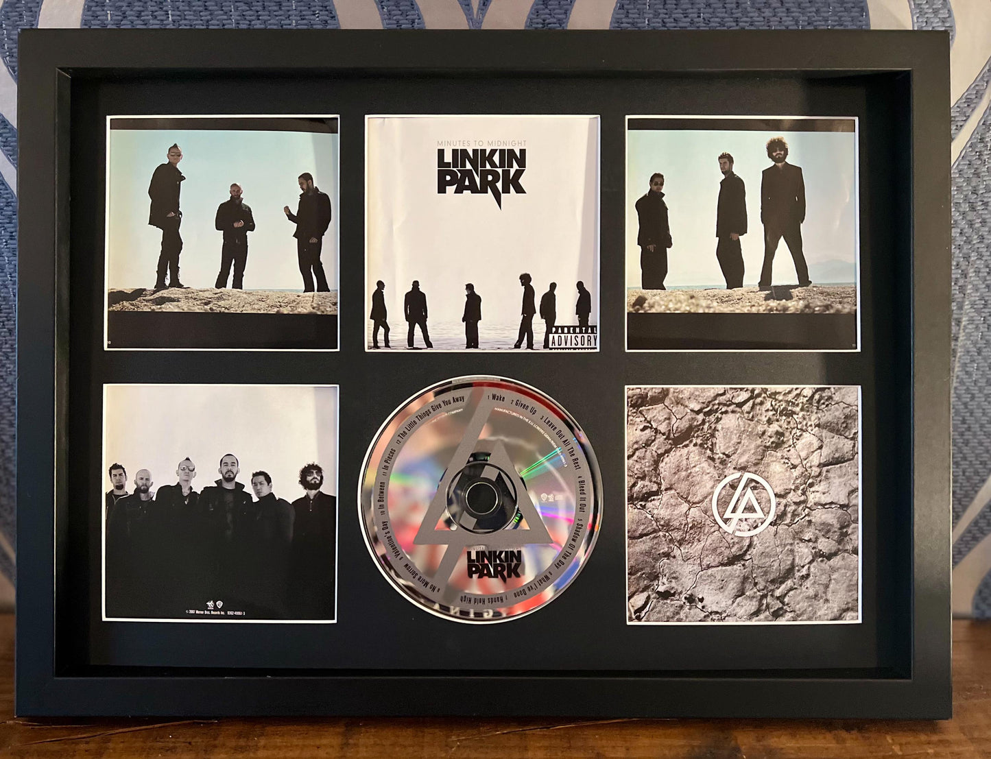 Linkin Park | Minutes To Midnight | Retro Mounted CD Wall Display | Frame Not Included |