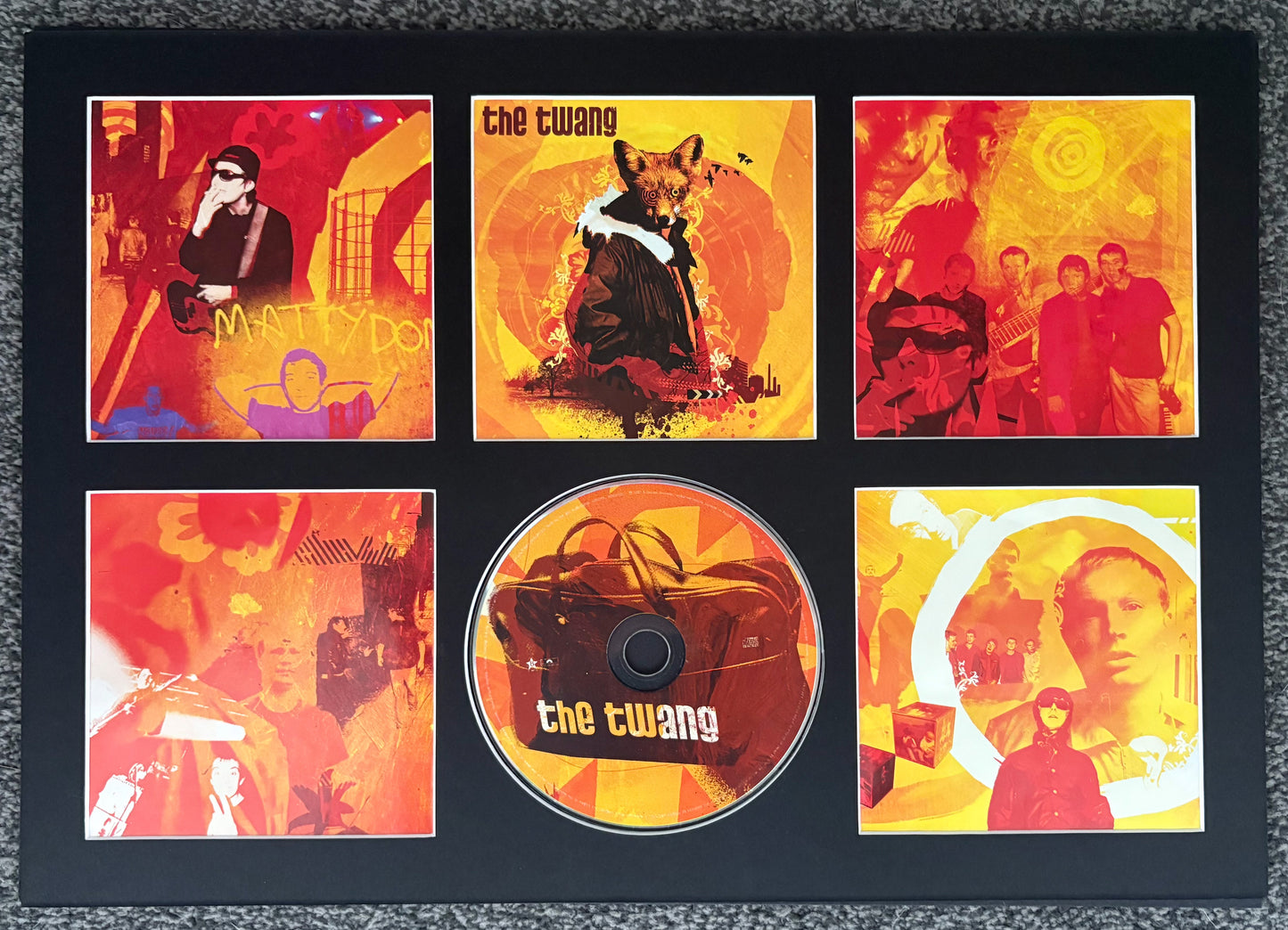 The Twang | Love It When It Feels Like This | Retro Mounted CD Wall Display | Frame Not Included |