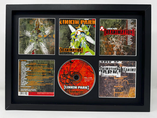 Linkin Park | Reanimation | Retro Mounted CD Wall Display | Frame Not Included |