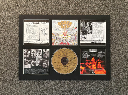 Green Day | Dookie | Retro Mounted CD Wall Display | Frame Not Included |