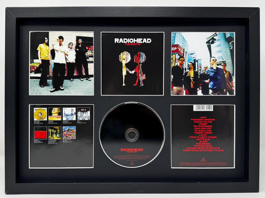 Radiohead | The Best Of | Retro Mounted CD Wall Display | Frame Not Included |