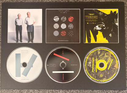 Twenty One Pilots | Vessel | Blurryface | Trench | Triple Retro Mounted CD Wall Display | Frame Not Included |