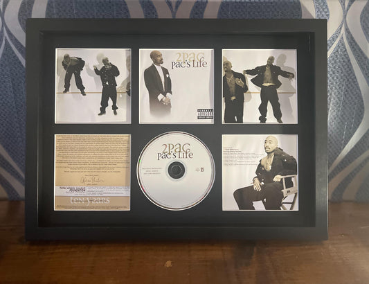 2Pac | Pac's Life | Retro Mounted CD Wall Display | Frame Not Included |