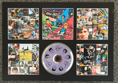 Blink 182 | The Mark, Tom, and Travis Show (The Enema Strikes Back!)  | Retro Mounted CD Wall Display | Frame Not Included |