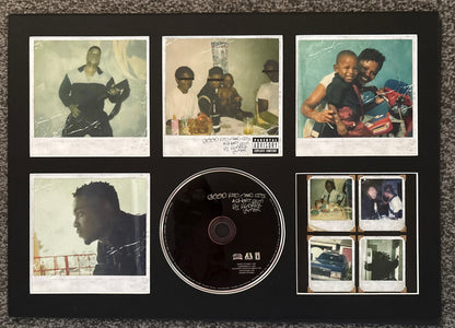 Kendrick Lamar | Good Kid M.A.A.D City | Retro Mounted CD Wall Display | Frame Not Included |