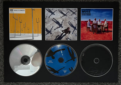 Muse | Origin Of Symmetry | Absolution | Black Holes & Revelations | Retro Triple CD Wall Display | Frame Not Included |