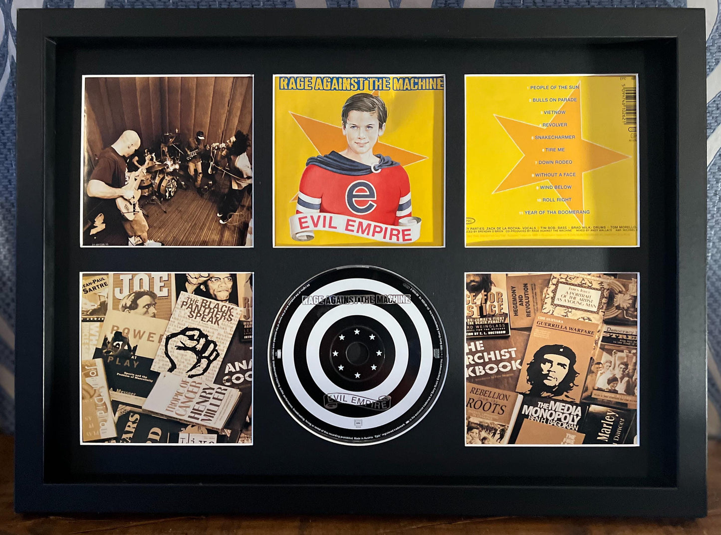 Rage Against The Machine | Evil Empire | Retro Mounted CD Wall Display | Frame Not Included |
