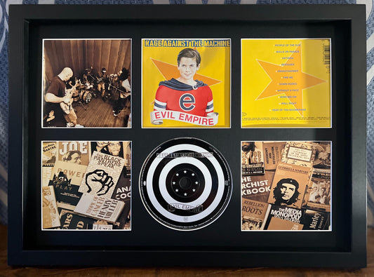 Rage Against The Machine | Evil Empire | Retro Mounted CD Wall Display | Frame Not Included |