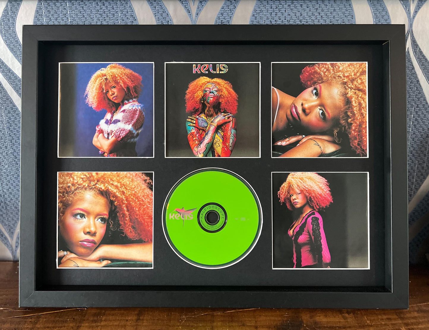 Kelis | Kaleidoscope | Retro Mounted CD Wall Display | Frame Not Included |