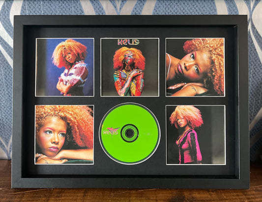 Kelis | Kaleidoscope | Retro Mounted CD Wall Display | Frame Not Included |