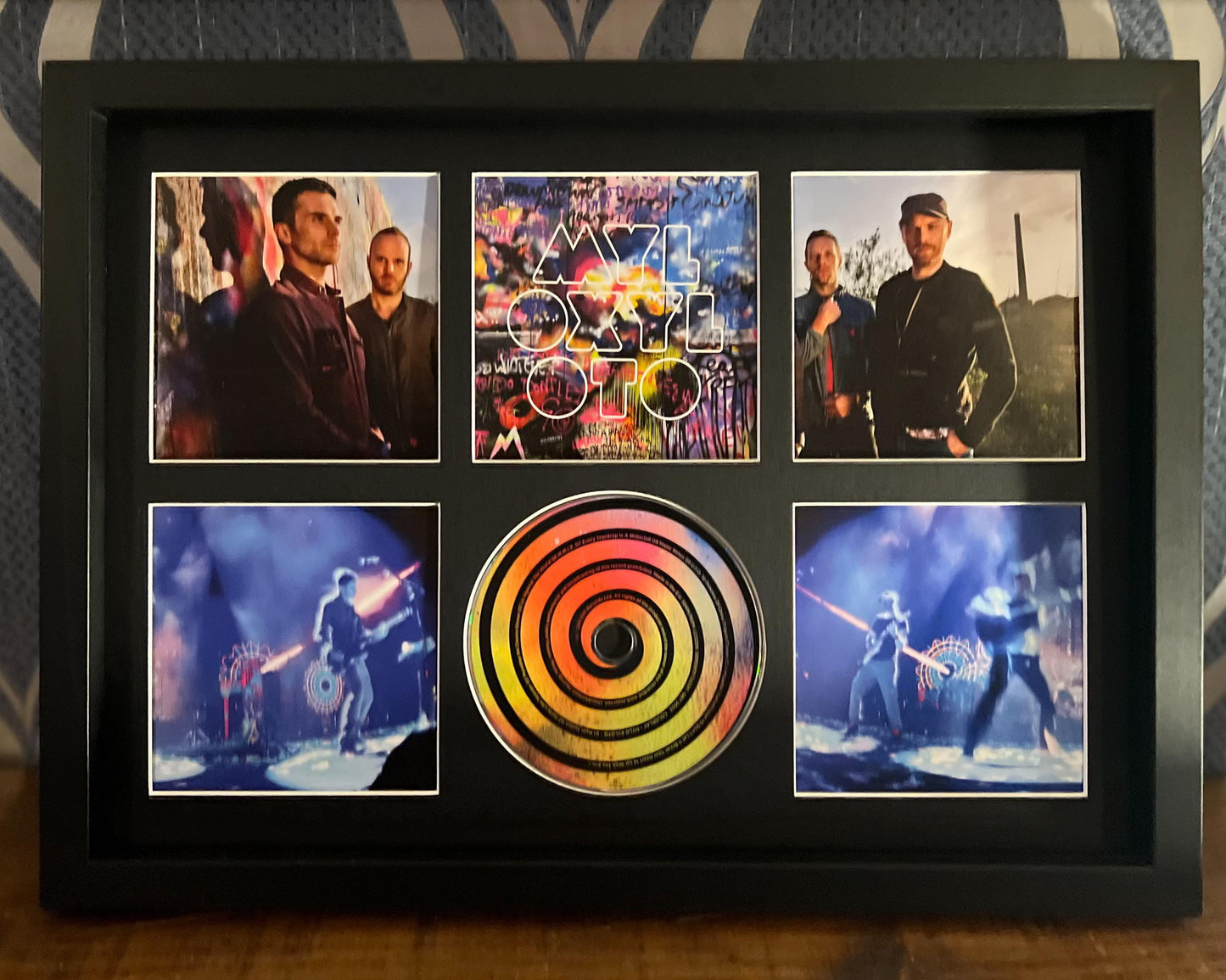 Coldplay | Mylo Xyloto | Retro Mounted CD Wall Display | Frame Not Included |