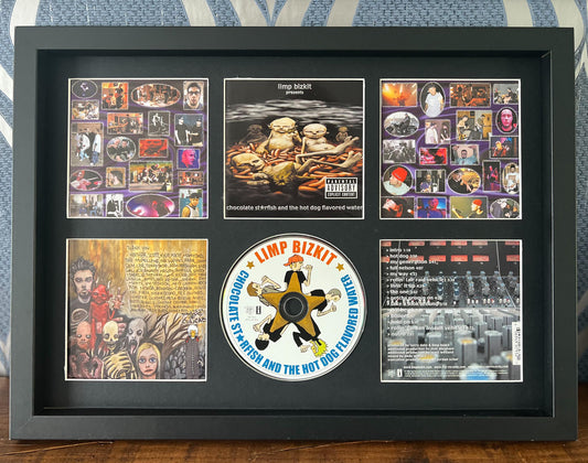 Limp Bizkit | Chocolate Starfish And The Hotdog Flavored Water | Retro Mounted CD Wall Display | Frame Not Included |
