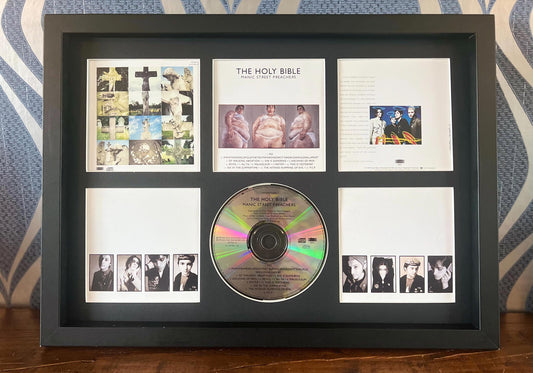 Manic Street Preachers | The Holy Bible | Retro Mounted CD Wall Display | Frame Not Included |