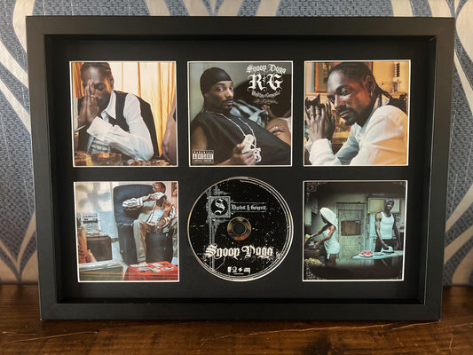 Snoop Dogg | Rhythm & Gangsta | Retro Mounted CD Wall Display | Frame Not Included |