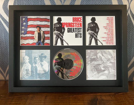 Bruce Springsteen | The Greatest Hits | Retro Mounted CD Wall Display | Frame Not Included |