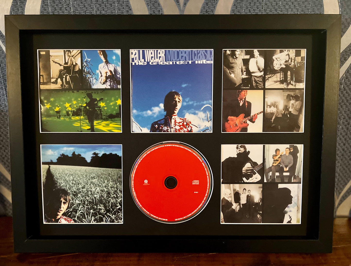 Paul Weller | The Greatest Hits | Retro Mounted CD Wall Display | Frame Not Included |