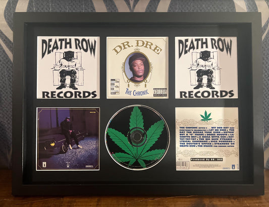 Dr Dre | The Chronic | Retro Mounted CD Wall Display | Frame Not Included |