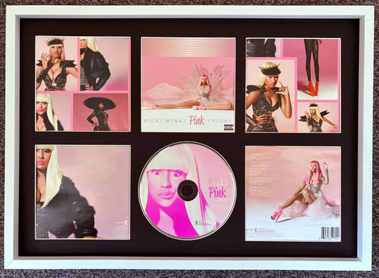 Nicki Minaj | Pink Friday | Retro Mounted CD Wall Display | Frame Not Included |