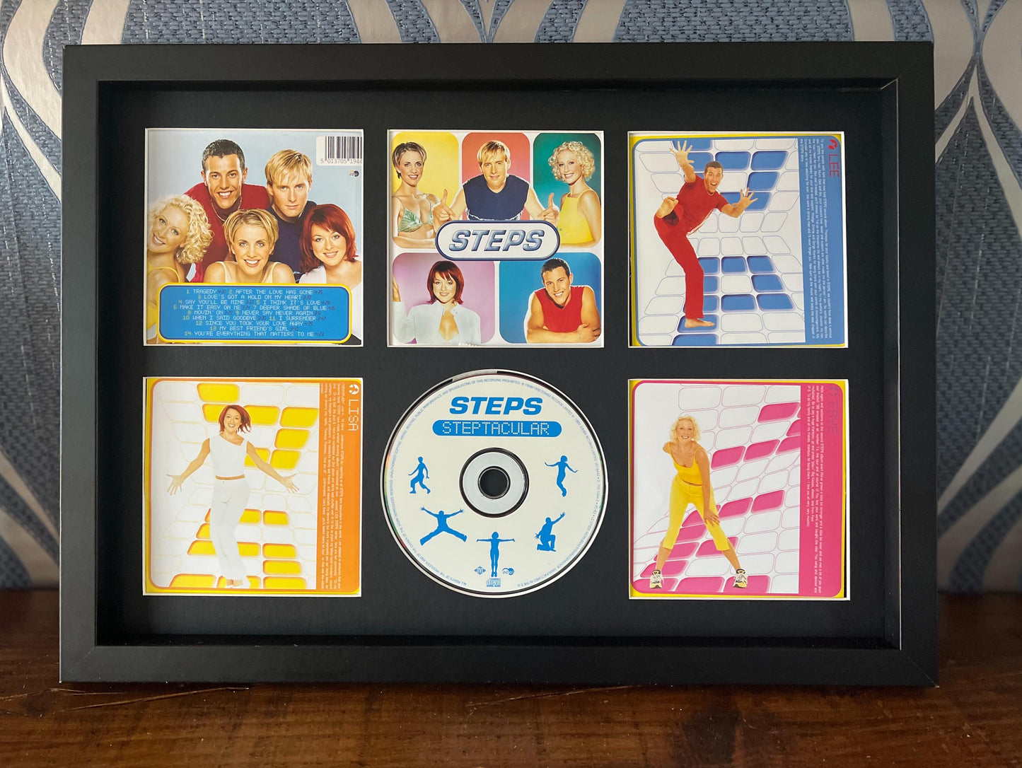 Steps | Steptacular | Retro Mounted CD Wall Display | Frame Not Included |
