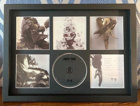 Linkin Park | Living Things | Retro Mounted CD Wall Display | Frame Not Included |