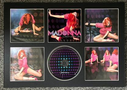 Madonna | Confessions On A Dancefloor | Retro Mounted CD Wall Display | Frame Not Included |