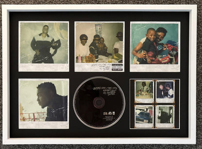 Kendrick Lamar | Good Kid M.A.A.D City | Retro Mounted CD Wall Display | Frame Not Included |