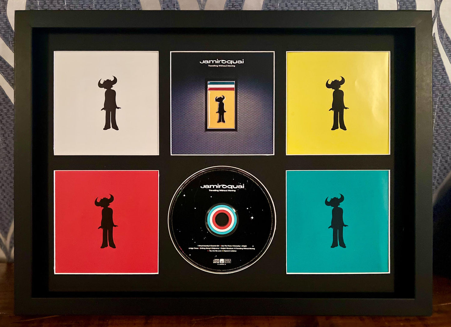 Jamiroquai | Travelling Without Moving | Retro Mounted CD Wall Display | Frame Not Included |