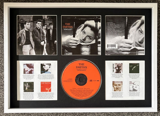The Smiths | Singles | Retro Mounted CD Wall Display | Frame Not Included |