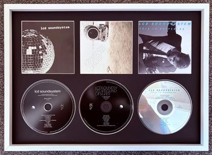 LCD Soundsystem | LCD Soundsystem | Stemsound Of Silver | This Is Happening | Retro Triple CD Wall Display | Frame Not Included |