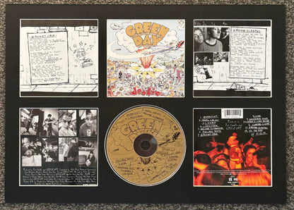 Green Day | Dookie | Retro Mounted CD Wall Display | Frame Not Included |