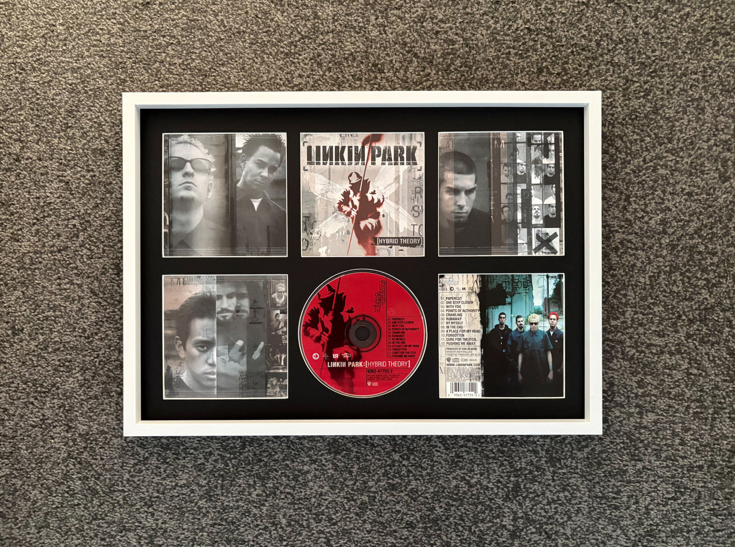Linkin Park | Hybrid Theory | Retro Mounted CD Wall Display | Frame Not Included |