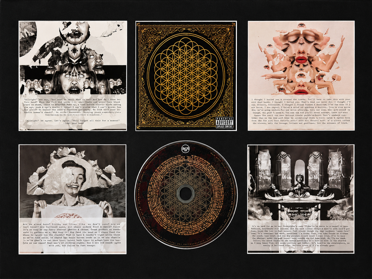 Bring Me The Horizon | Sempiternal | Retro Mounted CD Wall Display | Frame Not Included |