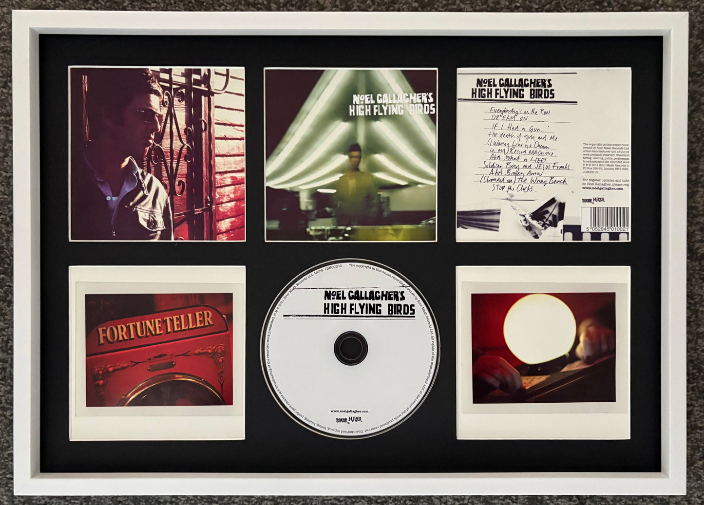 Noel Gallaghers High Flying Birds | Noel Gallaghers High Flying Birds | Retro Mounted CD Wall Display | Frame Not Included |
