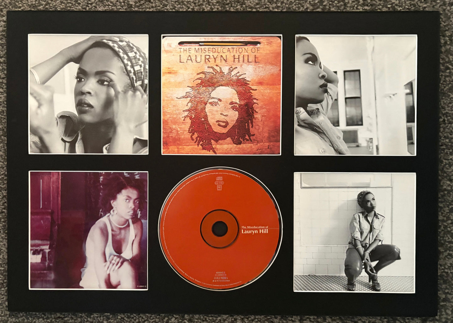 Lauryn Hill | The Miseducation Of Lauryn Hill | Retro Mounted CD Wall Display | Frame Not Included |