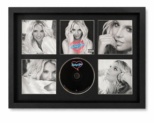 Britney Spears | Britney Jean | Retro Mounted CD Wall Display | Frame Not Included |