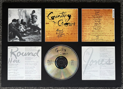 The Counting Crows | August & Everything After | Retro Mounted CD Wall Display | Frame Not Included |